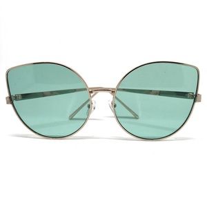 Green Cateyes Sunglasses